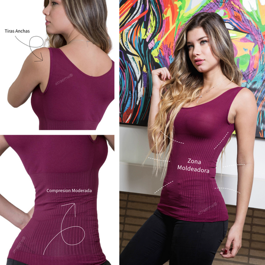 Blusa Susana Basica Tira Ancha ref 600