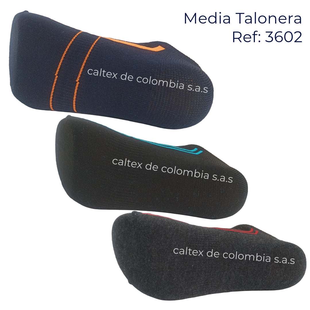 Trio Medias Taloneras Deportivas Hombre Ref: 3602