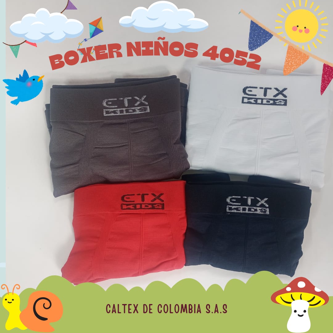 Boxer Niño Microfibra Ref: 4052 trio