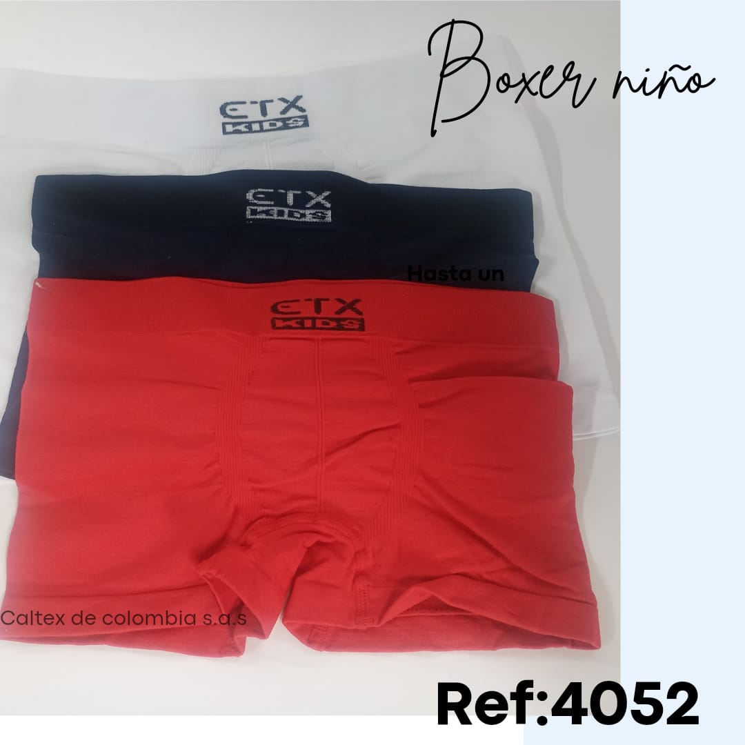 Boxer Niño Microfibra Ref: 4052 trio