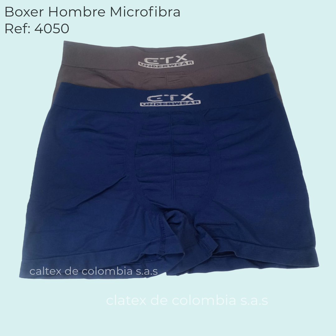 Trio de Boxer Hombre Microfibra Ref. 4050 x 3