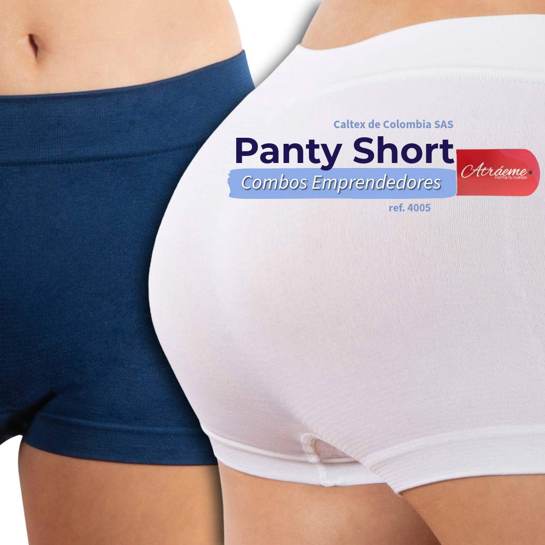 Al por mayor Panty Short ref.4005 Atraeme X Combos